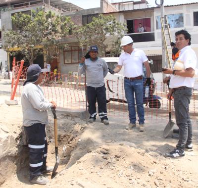 Intervención para construir un nuevo parque.