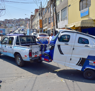 Primer operativo a mototaxis informales en Chorrillos.