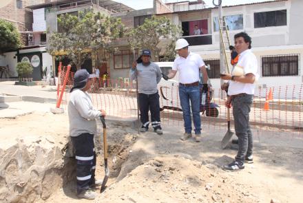 Intervención para construir un nuevo parque.